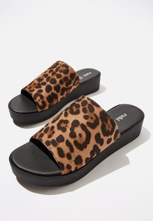 Cotton On - Adina flatform sandal - brown