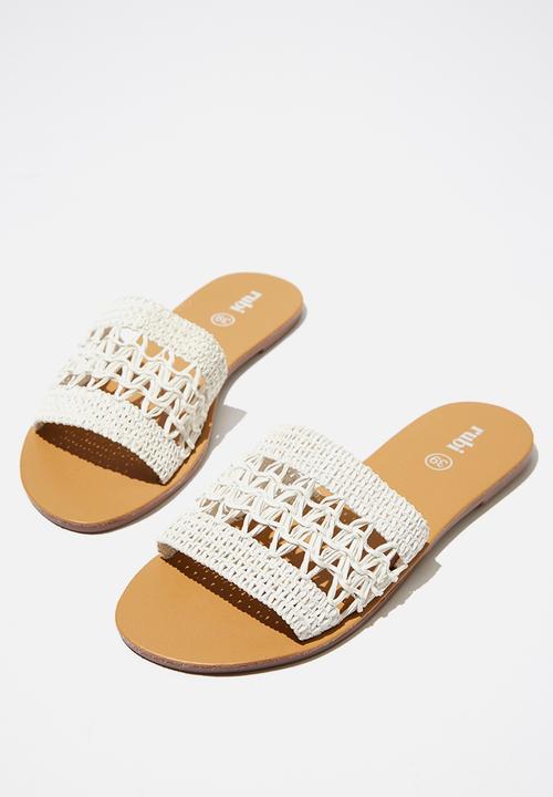 Cotton On - Carrie minimal slide - white 