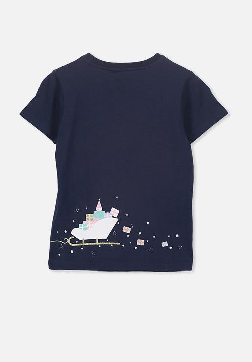 Cotton On - Stevie short sleeve tee - navy
