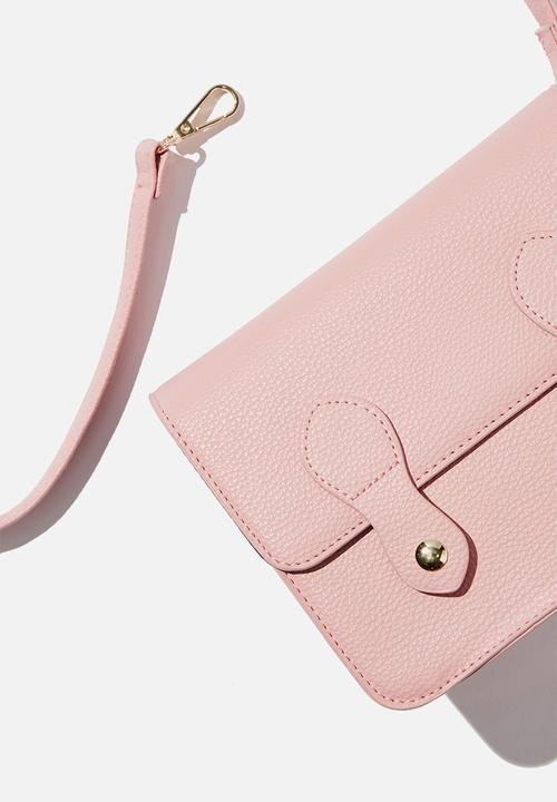 Typo - Mini buffalo satchel - dusty pink