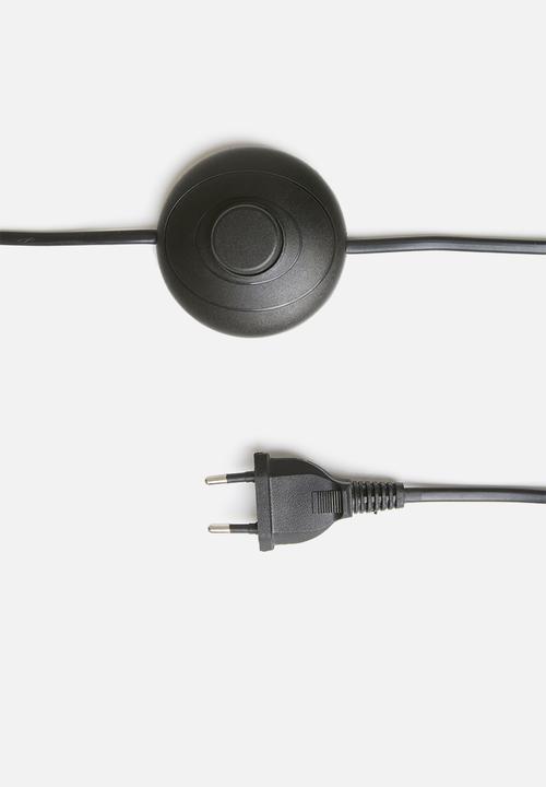 Sixth Floor - Kalco floor lamp - black & gold 