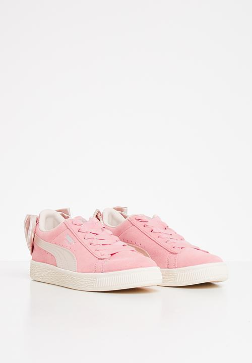 PUMA - Suede bow ac ps - bridal rose-pastel parch