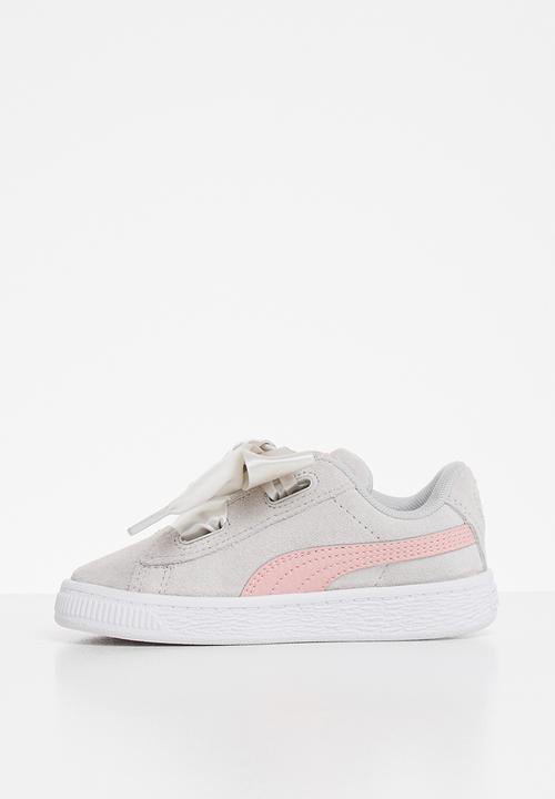 PUMA - Suede heart circles - grey & violet