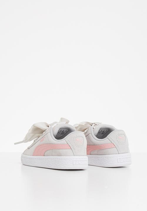 PUMA - Suede heart circles - grey & violet
