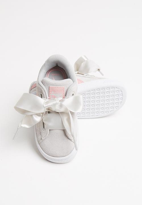 PUMA - Suede heart circles - grey & violet