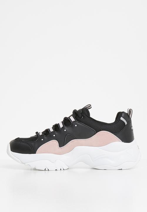 Skechers - D'lites 3.0 - black & pink
