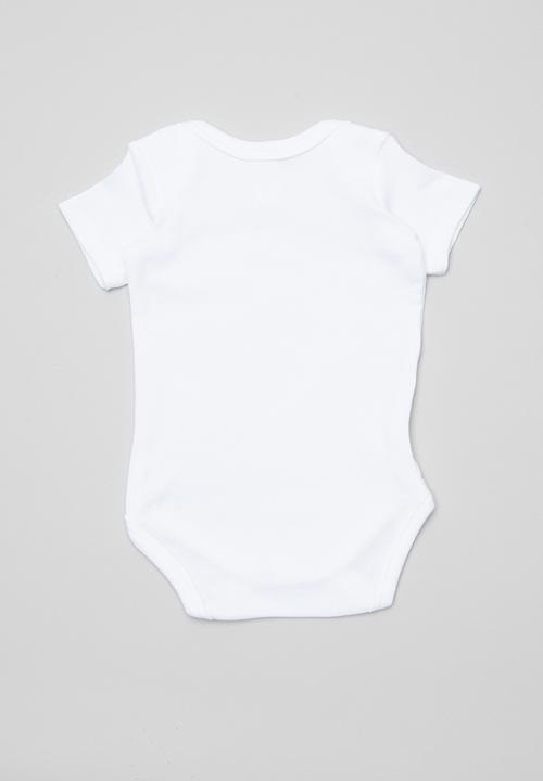 Pop Candy - Baby short sleeve bodyvest - white