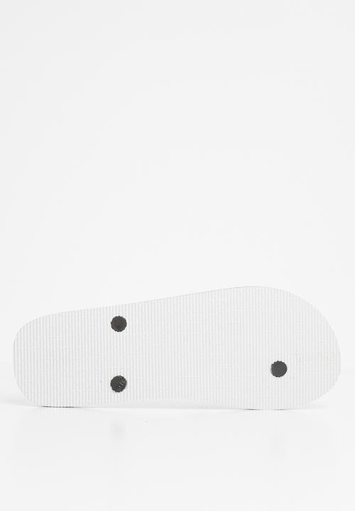 S.P.C.C - Rotary print flip-flop - white