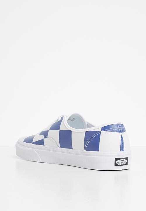 Vans - Vans ua authentic - (leather check) true white & true blue