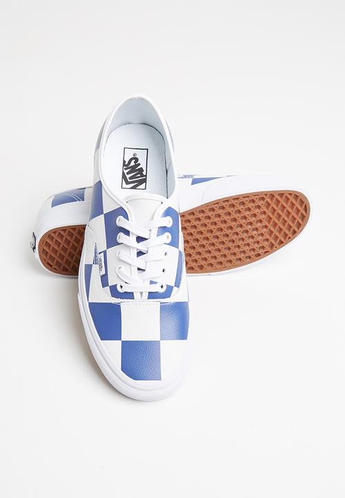 Vans - Vans ua authentic - (leather check) true white & true blue