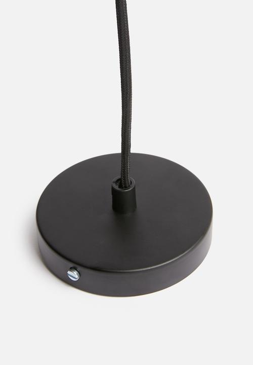 Sixth Floor - Southwood pendant - black