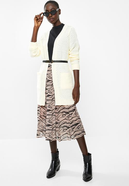 Vero Moda - Mesme open cardigan - cream 
