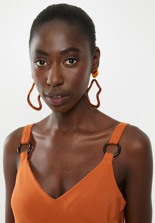 Superbalist - Ring detail cami - orange