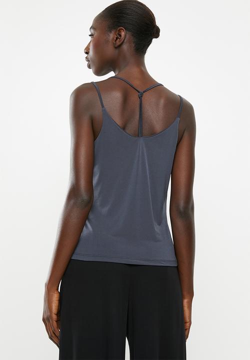 Vero Moda - Sandy strappy cami - grey 