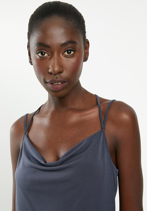 Vero Moda - Sandy strappy cami - grey 