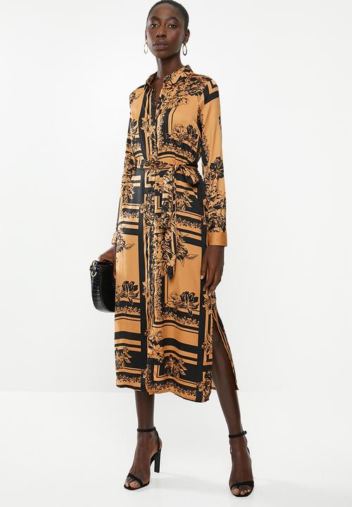 Vero Moda - Mimi long sleeve shirt - brown