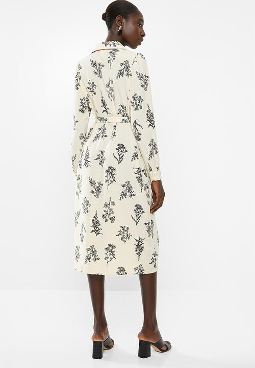 Vero Moda - Miris shirt dress - cream & black