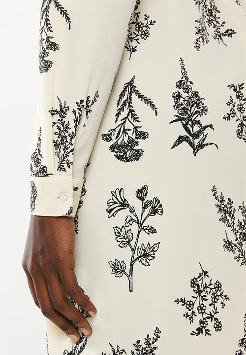 Vero Moda - Miris shirt dress - cream & black