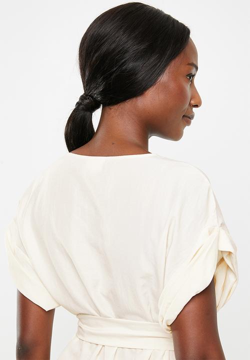 Vero Moda - Mibiza short sleeve top - cream