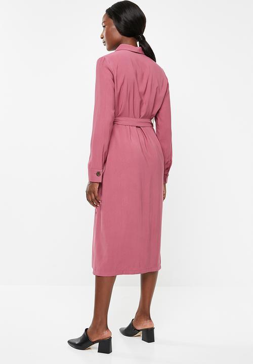Vero Moda - Cleo calf dress - pink 