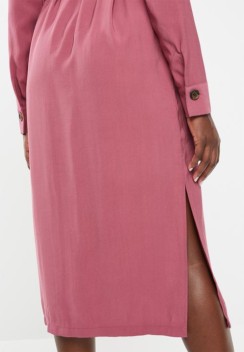Vero Moda - Cleo calf dress - pink 