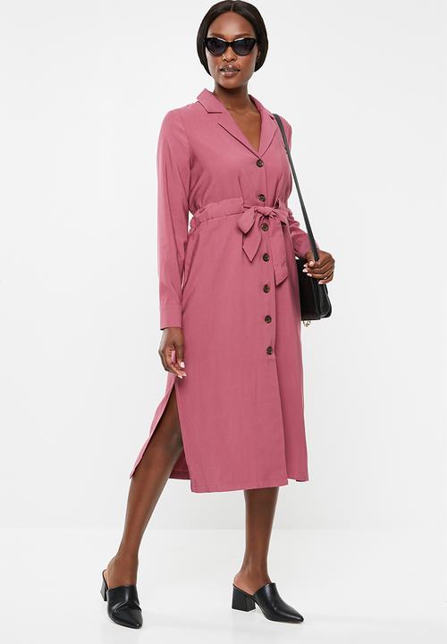 Vero Moda - Cleo calf dress - pink 