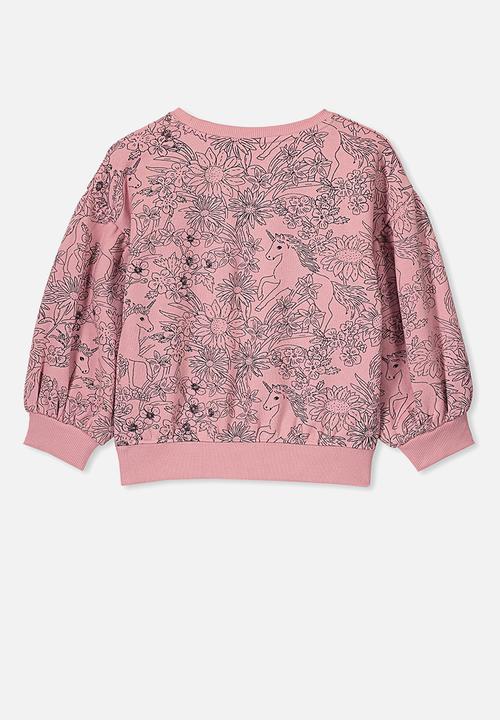 Cotton On - Sophie slouch crew - pink 