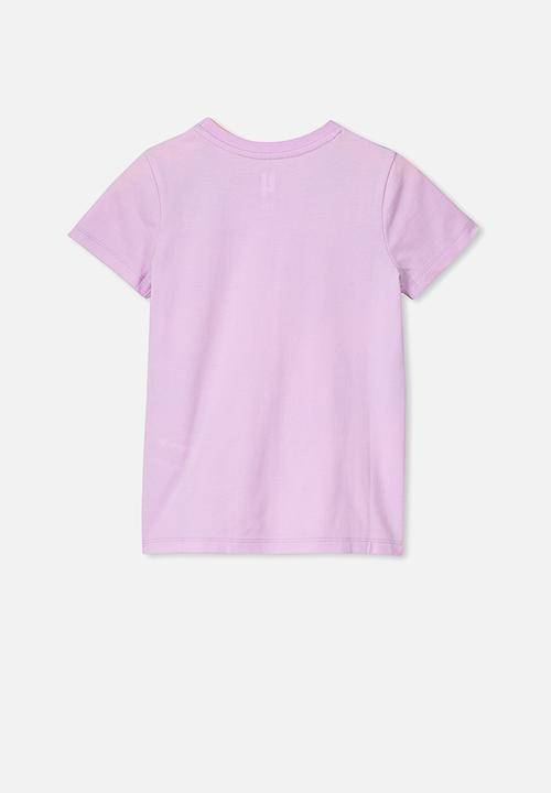 Cotton On - Penelope short sleeve tee - purple & blue 