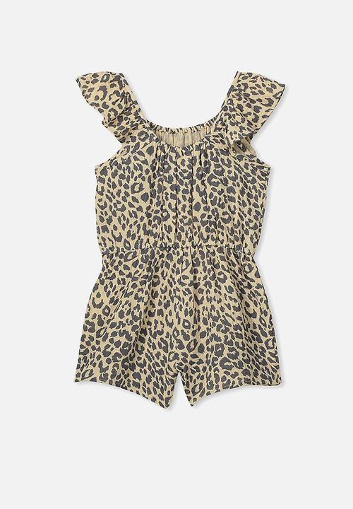 Cotton On - Kieri playsuit - beige & black 