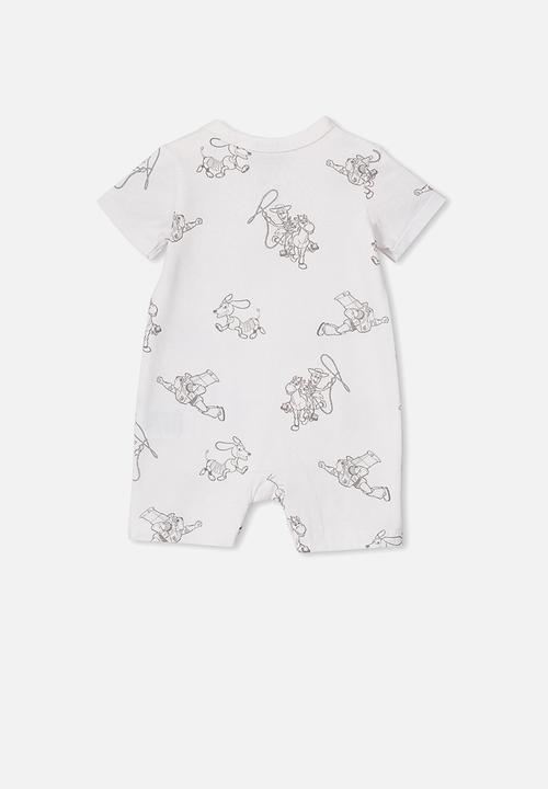 Cotton On - The short sleeve romper - white