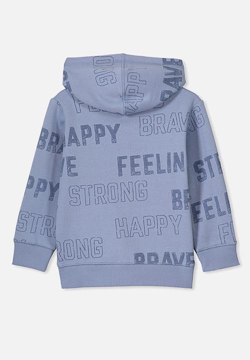 Cotton On - Horizon hoodie - blue 