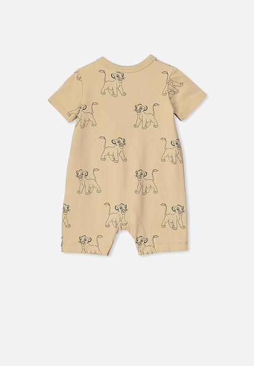 Cotton On - The short sleeve romper - yellow 