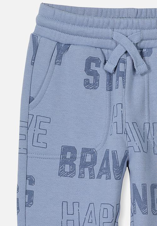 Cotton On - Heritage trackpant - blue