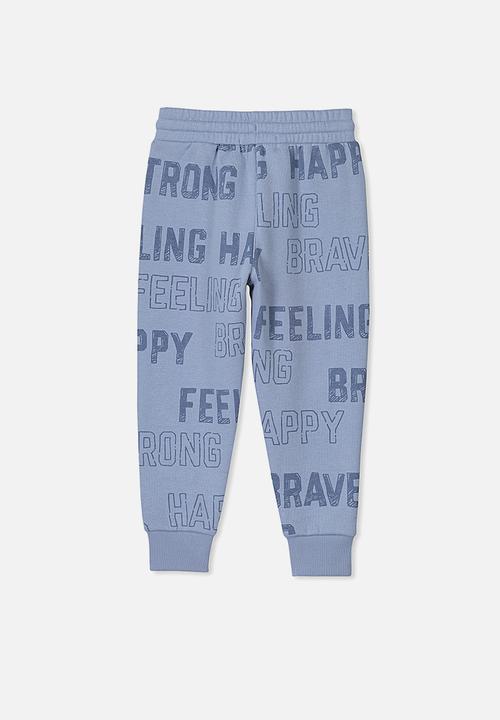 Cotton On - Heritage trackpant - blue
