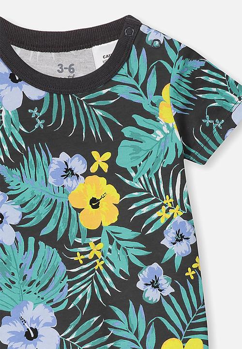 Cotton On - The short sleeve romper - multi