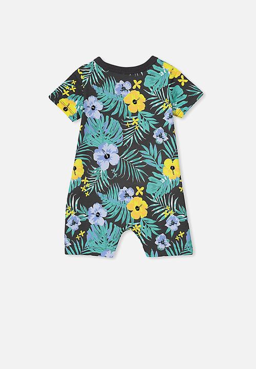 Cotton On - The short sleeve romper - multi