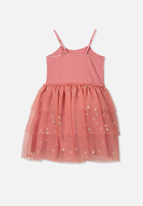 Cotton On - Iris tulle dress - pink 