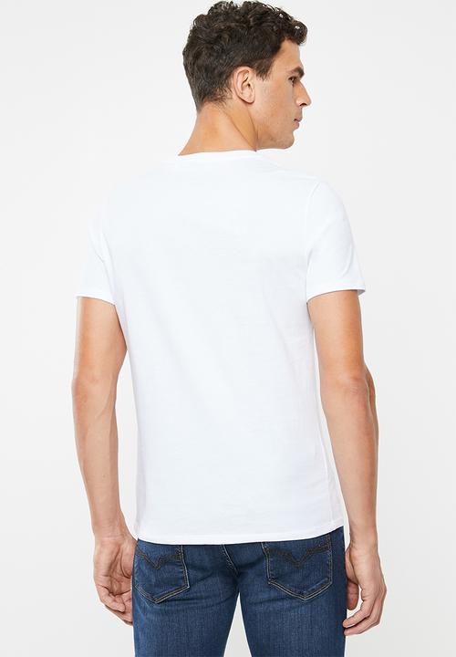 GUESS - Pride logo crew neck tee - white