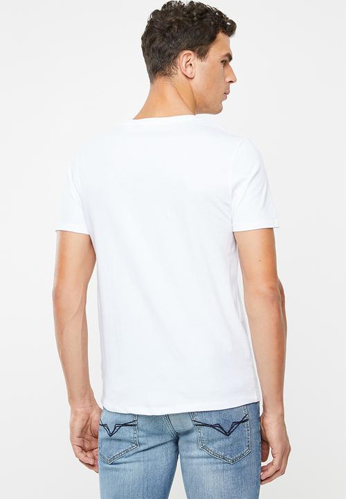 GUESS - Pride ombre crew neck tee - white