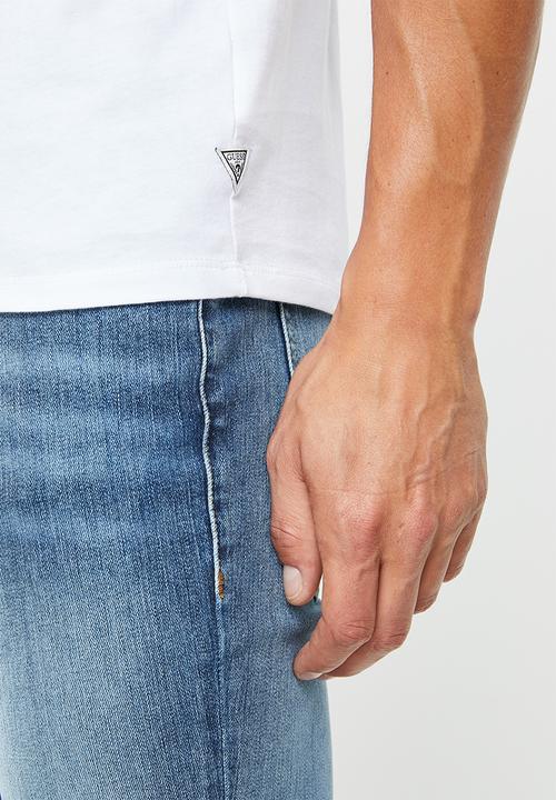 GUESS - Pride ombre crew neck tee - white