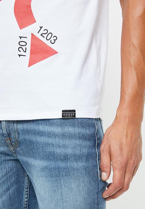 GUESS - Too large tee - white