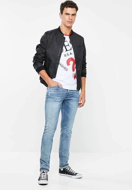 GUESS - Too large tee - white