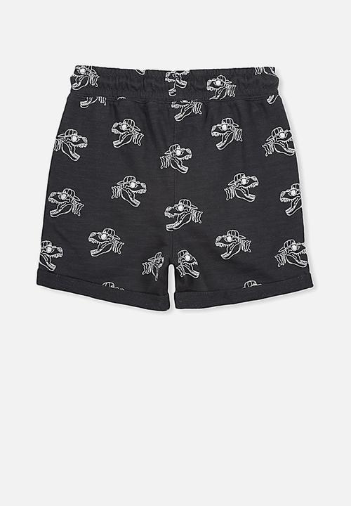 Cotton On - Henry slouch short - black & white 