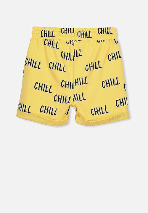 Cotton On - Henry slouch short - yellow 