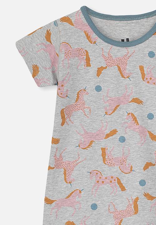 Cotton On - Harpa short sleeve pj set - grey 