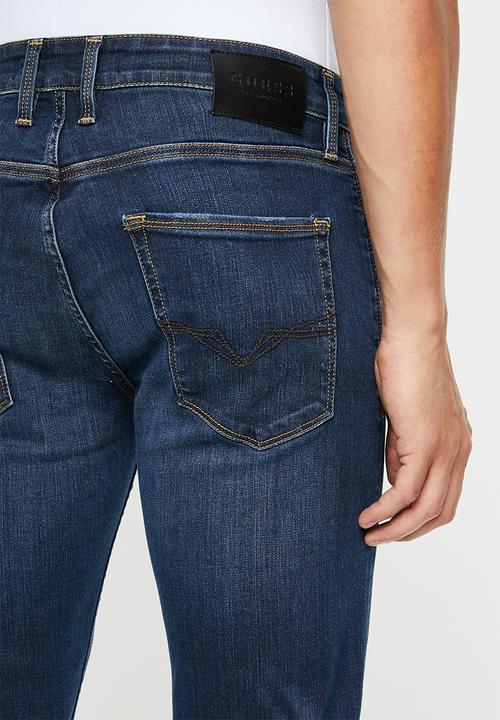 GUESS - Jason slim fit taper jeans - blue