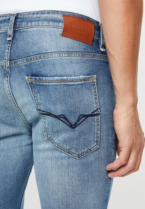 GUESS - Basic super skinny jeans - blue