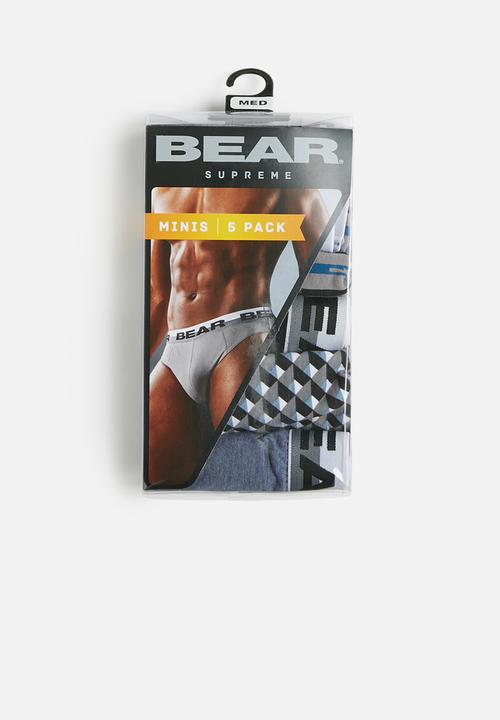 Bear - Mini print briefs 5 pack - multi 