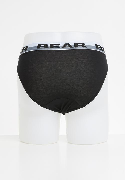 Bear - Plain briefs 3 packs - multi