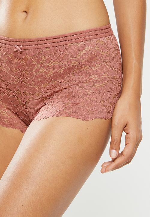 Cotton On - Olivia shorty boyleg brief - pink